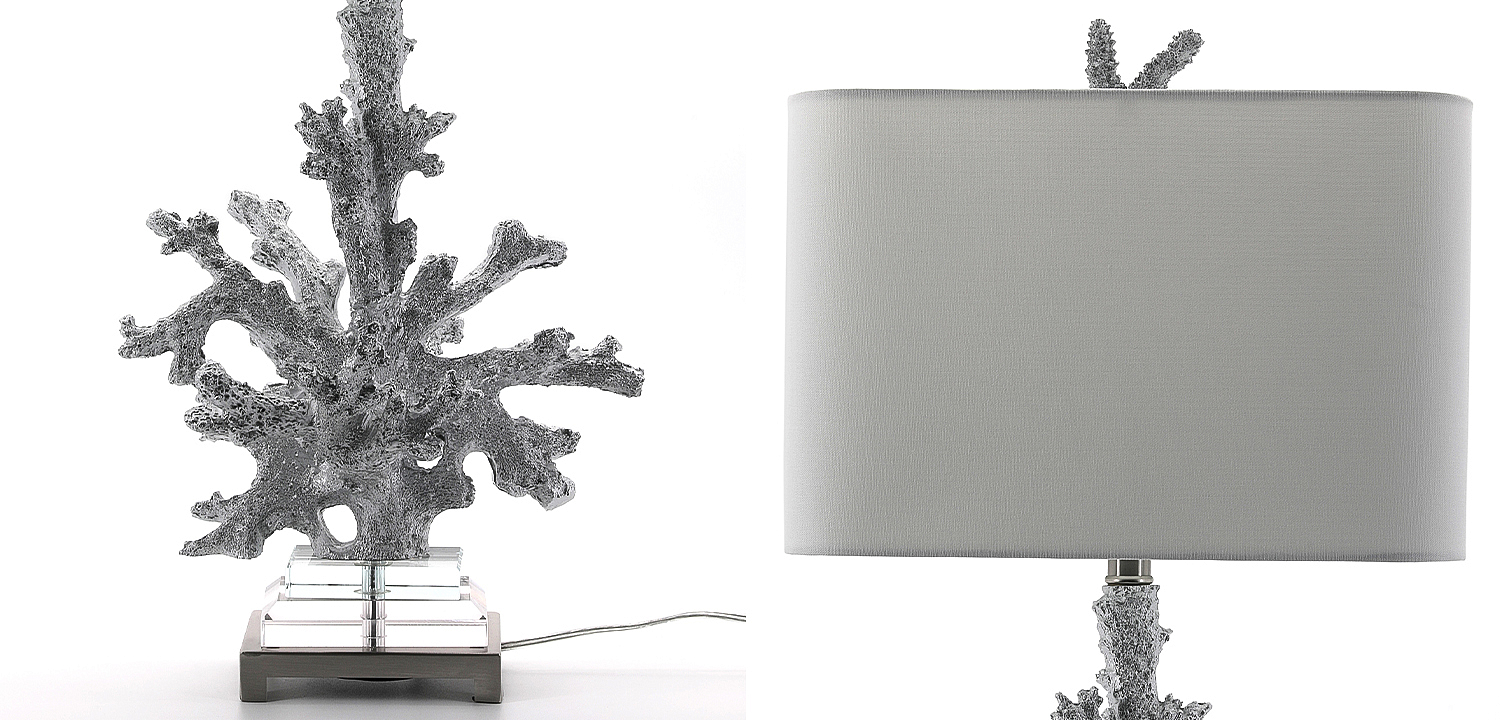 Настольная лампа Coral Grey Table Lamp Настольная лампа Coral Grey Table Lamp - Loft-Concept в Брянске