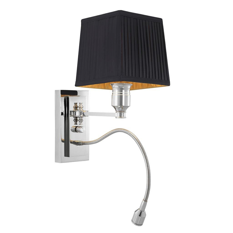 Бра Wall Lamp Ellington Black Никель Черный Бра Wall Lamp Ellington Black Никель Черный в Брянске | Loft Concept