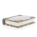 Шкатулка в виде книги из натурального камня змеевик Stone Casket варинант исполнения - 4 | Loft Concept в Брянске