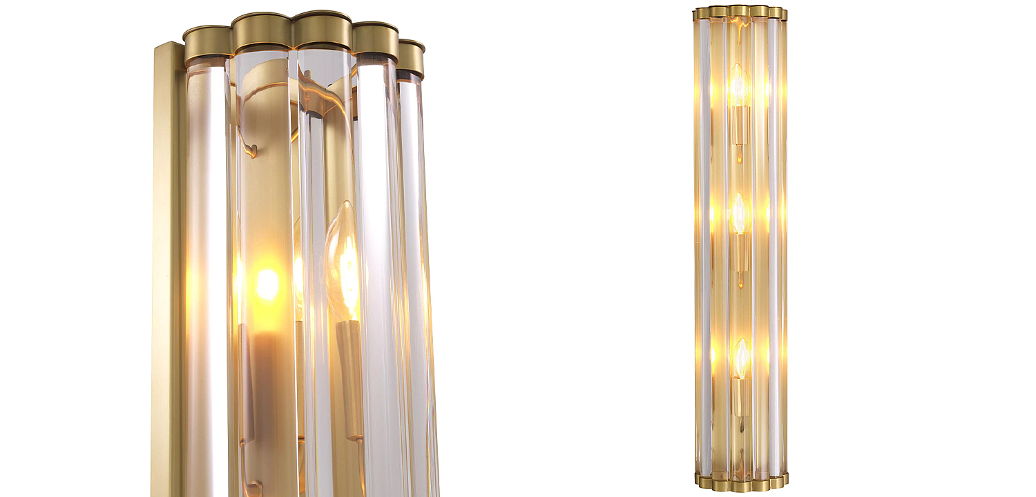 Бра Eichholtz Wall Lamp Amalfi Brass Бра Eichholtz Wall Lamp Amalfi Brass - Loft-Concept в Брянске