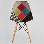 Стул с обивкой в технике пэчворк DSW варинант исполнения - 4 | Loft Concept в Брянске