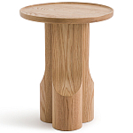 Приставной столик из массива дерева Walnut Triple варинант исполнения - 4 | Loft Concept в Брянске