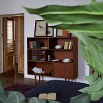 Стеллаж Retro Brown Rack варинант исполнения - 2 | Loft Concept в Брянске