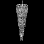 Люстра многоярусная каскадная с хрустальными подвесками Roul Crystal Light варинант исполнения - 3 | Loft Concept в Брянске