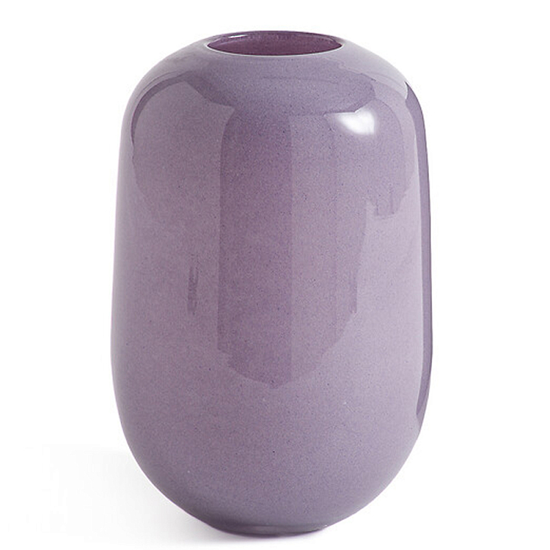 Ваза закругленная из стекла Brighter than the Stars Сиреневый Желтый в Брянске | Loft Concept 