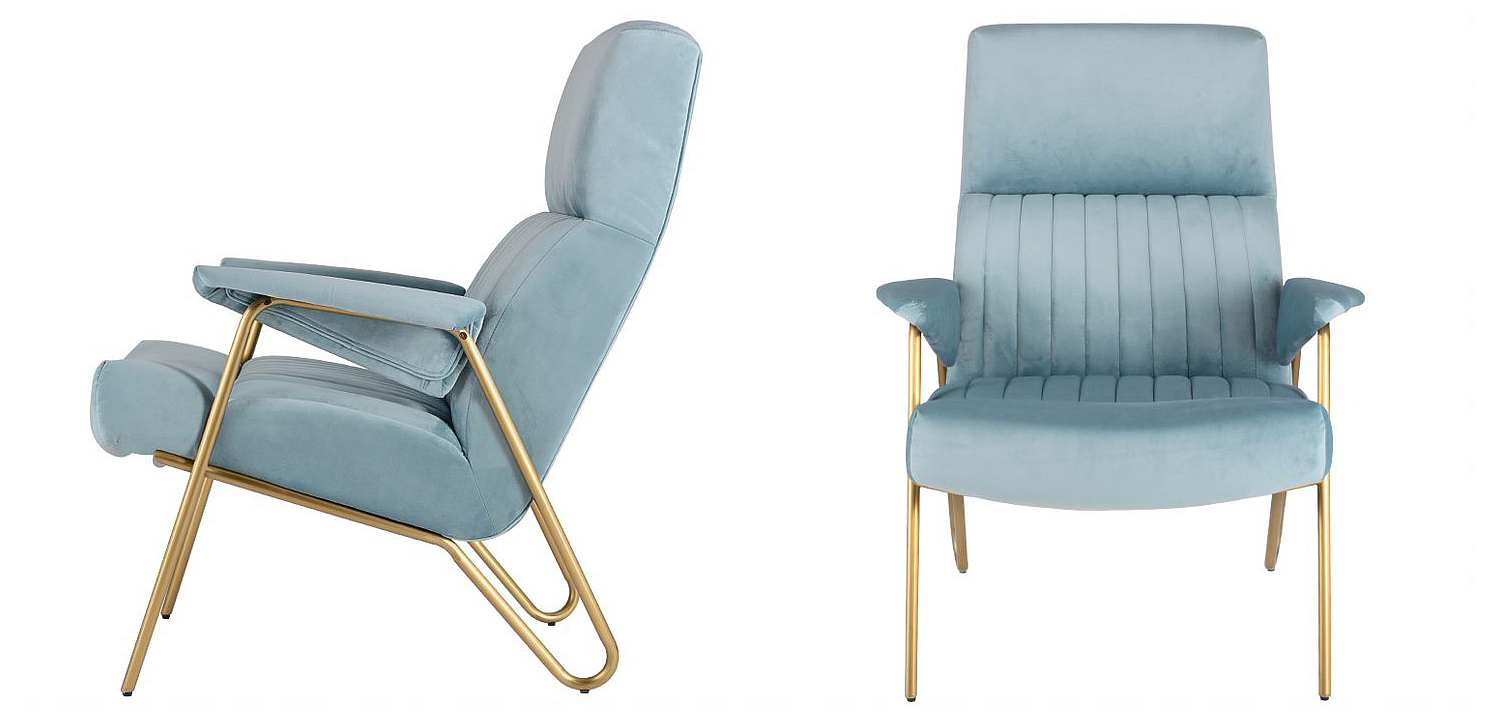 Кресло Solonar light blue Кресло Solonar light blue - Loft-Concept в Брянске