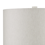 Настольная лампа мраморная с тканевым цилиндрическим абажуром Sharpened варинант исполнения - 2 | Loft Concept в Брянске