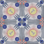 Плитка дизайнерская с узором Элемент варинант исполнения - 3 | Loft Concept в Брянске