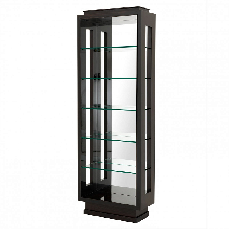 Витрина Eichholtz Cabinet Yardley Коричневый Прозрачное Стекло Витрина Eichholtz Cabinet Yardley Коричневый Прозрачное Стекло в Брянске | Loft Concept