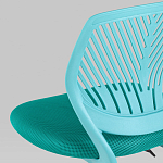 Яркий компьютерный стул Tropica Turquoise варинант исполнения - 6 | Loft Concept в Брянске