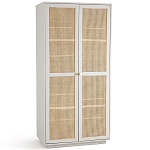 Шкаф с двумя дверцами из плетеного ротанга Tomio Wicker Furniture варинант исполнения - 2 | Loft Concept в Брянске