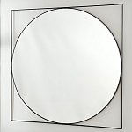 Зеркало в черной металлической раме Urban Style Mirror варинант исполнения - 2 | Loft Concept в Брянске