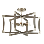 Подвесной светильник в форме фонаря серый Gray Eco Lantern варинант исполнения - 2 | Loft Concept в Брянске