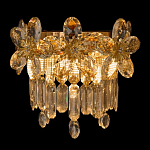Бра с декоративными элементами в виде крупных хрустальных цветов Palace Gardens варинант исполнения - 2 | Loft Concept в Брянске