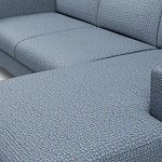 Мебельная ткань Шенилл голубой цвет 142 см T4-49 варинант исполнения - 8 | Loft Concept в Брянске