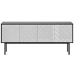 Длинная тумба с зеркальным декором Serena варинант исполнения - 4 | Loft Concept в Брянске