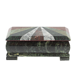 Шкатулка для денег с мозаикой из натуральных камней Stone Casket варинант исполнения - 2 | Loft Concept в Брянске