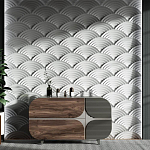 Гипсовая 3D Панель Aura варинант исполнения - 2 | Loft Concept в Брянске