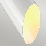 Подвесной светильник белого цвета с вытянутым цилиндрическим плафоном с косым срезом Elstead Lighting варинант исполнения - 5 | Loft Concept в Брянске