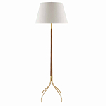 Торшер на изогнутых ножках с конусовидным тканевым абажуром Rotation варинант исполнения - 2 | Loft Concept в Брянске