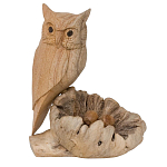 Статуэтка из дерева сова Animals of the World варинант исполнения - 4 | Loft Concept в Брянске