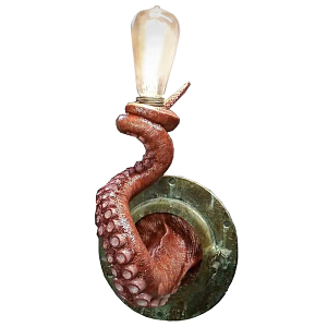 Бра Красный Осьминог Wall Lamp Red Octopus
