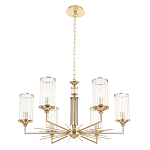 Люстра с 6-ю цилиндрическими стеклянными плафонами Jeanette варинант исполнения - 4 | Loft Concept в Брянске