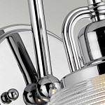 Бра с прозрачным рифленым плафоном в форме колокола Quoizel варинант исполнения - 3 | Loft Concept в Брянске