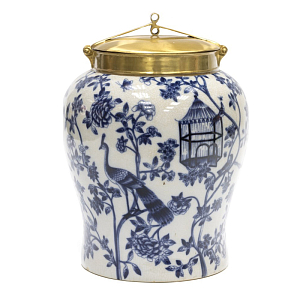 Ваза Blue and Bronze Cover Vase