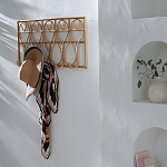 Настенная вешалка из ротанга Wila Wall Hanger L варинант исполнения - 2 | Loft Concept в Брянске
