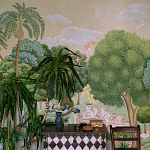 Обои ручная роспись Dandaka Glades Original colourway on painted Xuan paper варинант исполнения - 3 | Loft Concept в Брянске