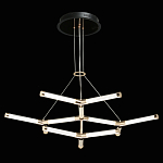 Люстра с геометрической конструкцией из вытянутых цилиндрических плафонов Hex Scaffold  варинант исполнения - 3 | Loft Concept в Брянске