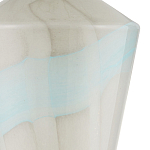 Настольная лампа стеклянная с тканевым абажуром Edges варинант исполнения - 1 | Loft Concept в Брянске