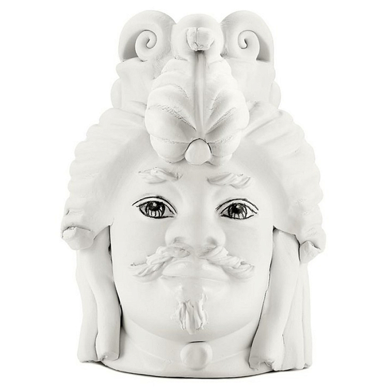 Ваза Vase Moro Man Small White Matt Белый Ваза Vase Moro Man Small White Matt Белый в Брянске | Loft Concept