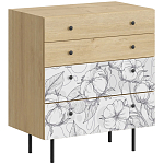 Комод с принтом на ящиках Elise Chest of Drawers варинант исполнения - 14 | Loft Concept в Брянске