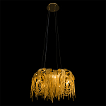 Люстра подвесная круглая с изогнутыми металлическими дугами и ниспадающими цепочками 65 см Atlantis Chain варинант исполнения - 5 | Loft Concept в Брянске