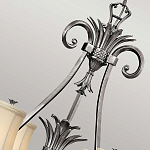 Люстра с 7-ю кремовыми текстильными абажурами Hinkley варинант исполнения - 4 | Loft Concept в Брянске