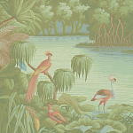 Обои ручная роспись Le Brésil Pastel варинант исполнения - 3 | Loft Concept в Брянске