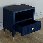 Прикроватная тумбочка с полкой Elsa Dreams Blue варинант исполнения - 2 | Loft Concept в Брянске