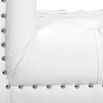 Кушетка белая с мягкой обивкой из велюра Michael Couch варинант исполнения - 6 | Loft Concept в Брянске