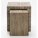 Комплект приставных столиков Stripes Set of tables Beige варинант исполнения - 2 | Loft Concept в Брянске