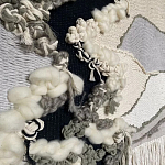 Панно ручная работа Черно-Белый Природный Орнамент  варинант исполнения - 3 | Loft Concept в Брянске