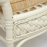 Комплект обеденный из ротанга Eloise grand white варинант исполнения - 11 | Loft Concept в Брянске