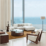 Кресло Avalon White Boucle из массива ореха варинант исполнения - 9 | Loft Concept в Брянске