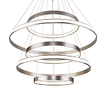 Люстра Light Ring Vertical Silver 5 колец серебро варинант исполнения - 2 | Loft Concept в Брянске