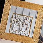 Зеркало квадратное в фактурной раме Pattern варинант исполнения - 5 | Loft Concept в Брянске