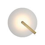 Потолочный светильник в форме плоского диска из белого матового стекла Eurofase варинант исполнения - 2 | Loft Concept в Брянске