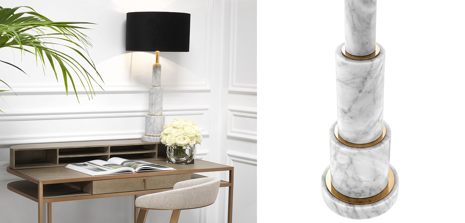 Настольная лампа Eichholtz Table Lamp Dax Настольная лампа Eichholtz Table Lamp Dax - Loft-Concept в Брянске