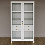 Дизайнерский шкаф витрина Elsa Dreams White с 4-мя ящиками варинант исполнения - 1 | Loft Concept в Брянске