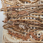 Большая Абстрактное Панно из веток и нитей Dryad Wall Art варинант исполнения - 5 | Loft Concept в Брянске